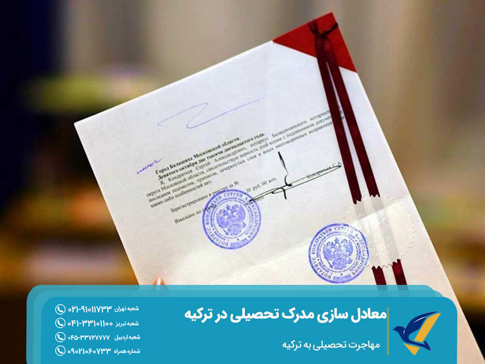 شرایط لازم برای معادل سازی مدرک تحصیلی در ترکیه