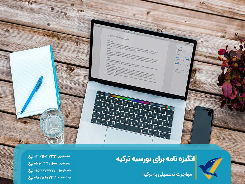 سابقه کاری در نوشتن انگیزه نامه برای بورسیه ترکیه