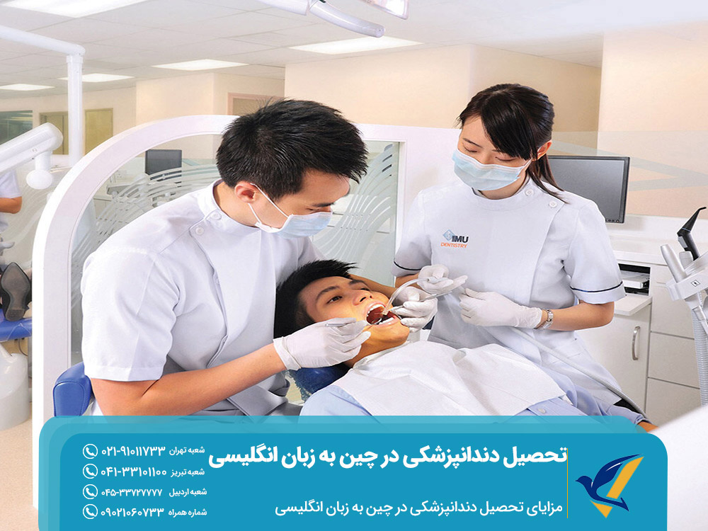 مزایای تحصیل دندانپزشکی در چین به زبان انگلیسی