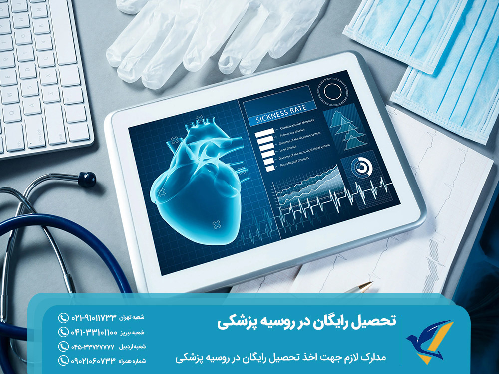 مدرک لازم برای اخذ تحصیل رایگان در روسیه پزشکی
