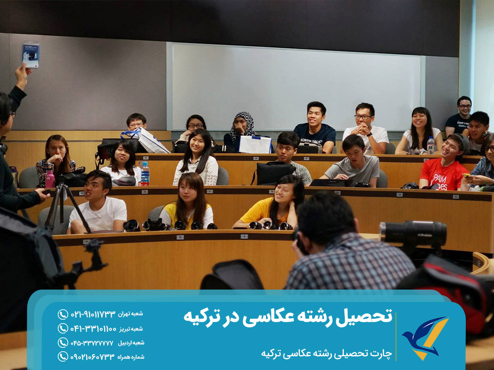 چارت تحصیلی رشته عکاسی ترکیه