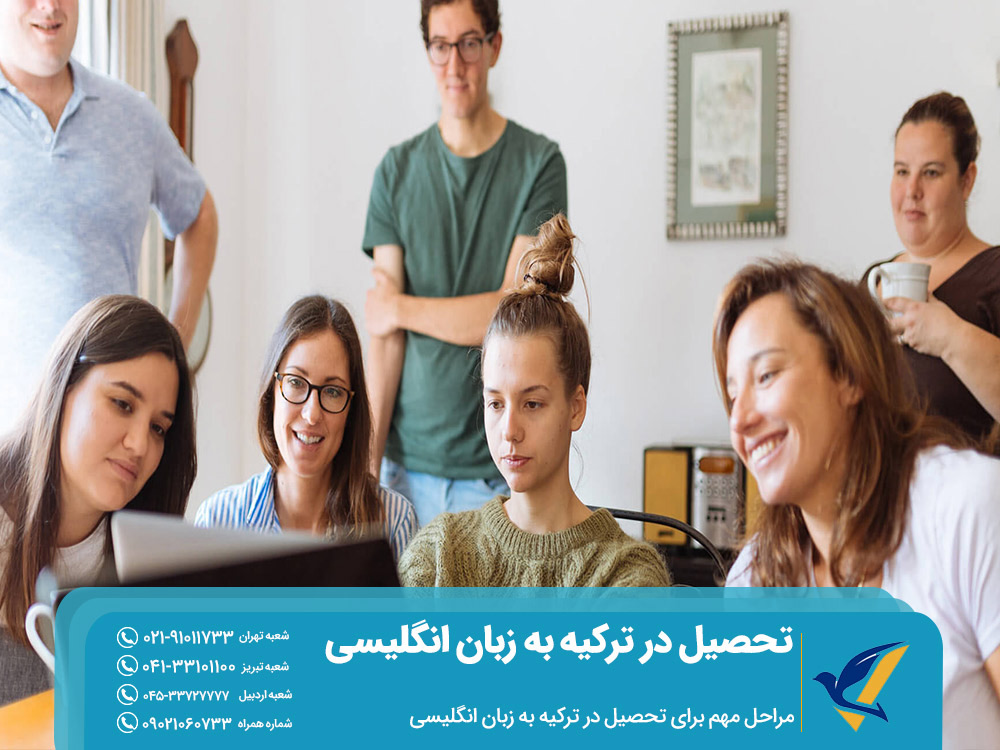 مراحل مهم برای تحصیل در ترکیه به زبان انگلیسی