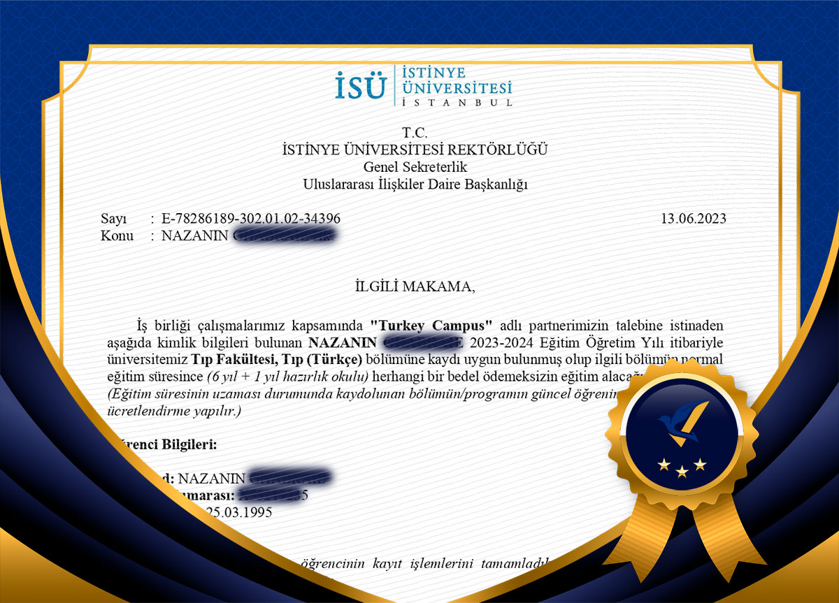 پذیرش پزشکی نازنین جان