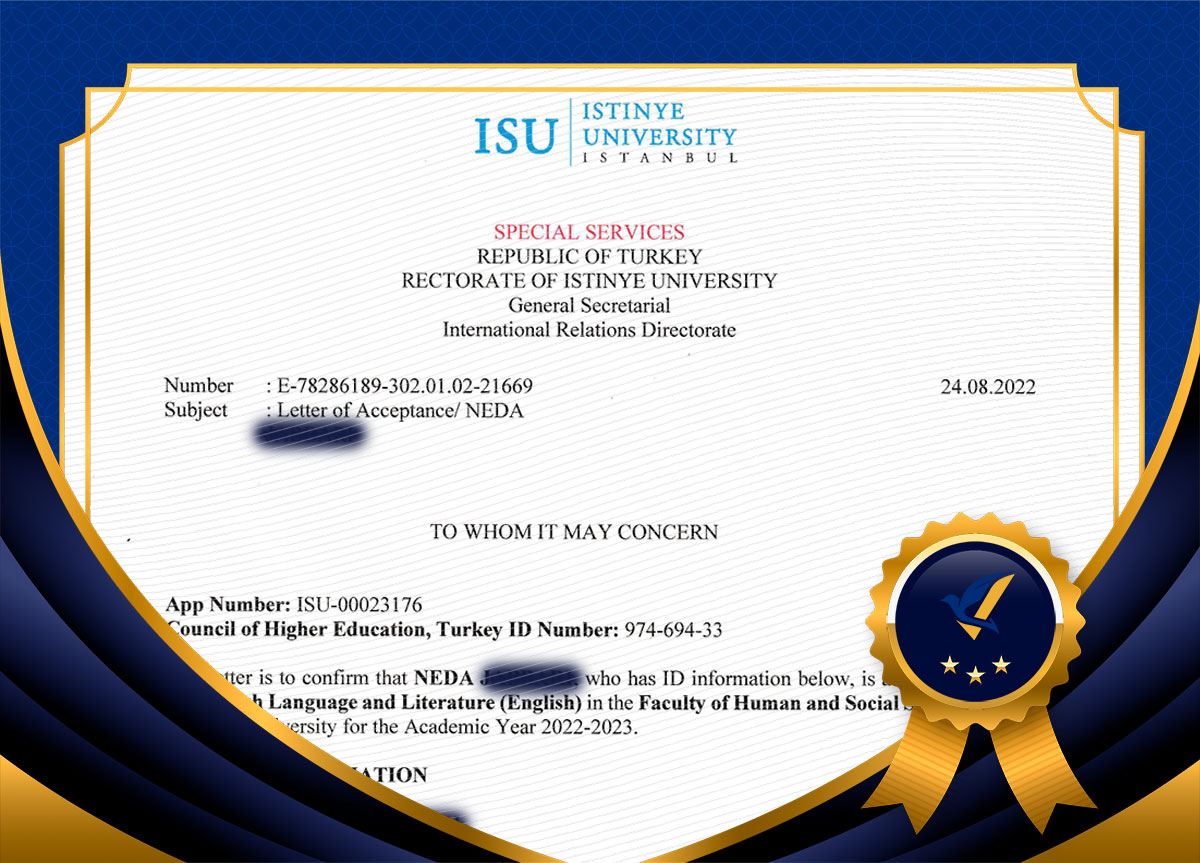 پذیرش زبان و ادبیات انگلیسی ندا جان