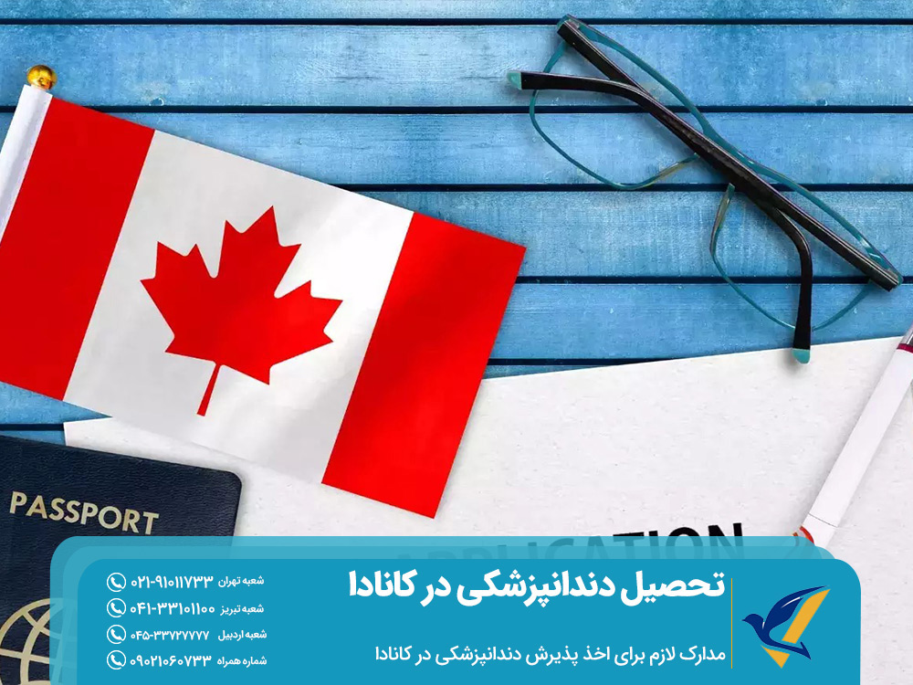 مدارک لازم برای تحصیل دندانپزشکی در کانادا