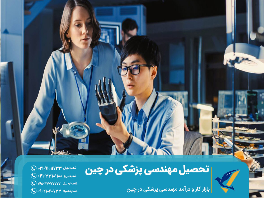 بازار کار و درآمد مهندسی پزشکی در چین
