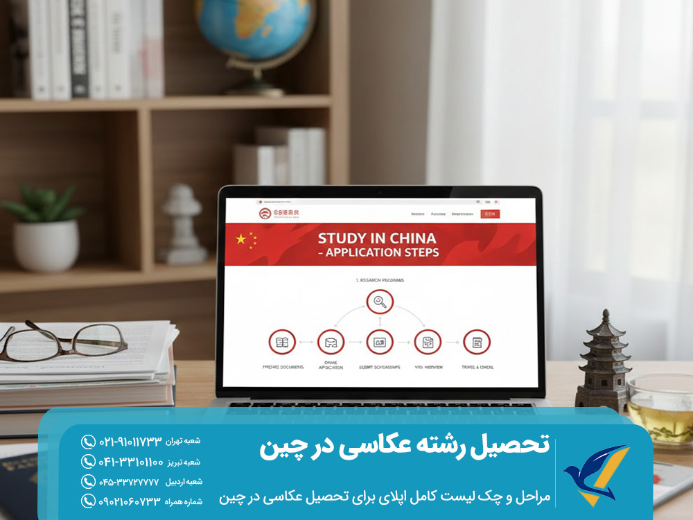 مراحل و چک ‌لیست کامل اپلای برای تحصیل عکاسی در چین