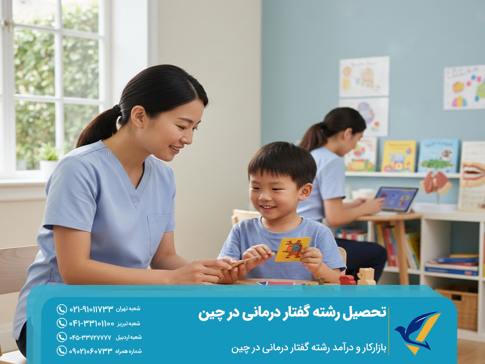 بازارکار و درآمد رشته گفتار درمانی در چین