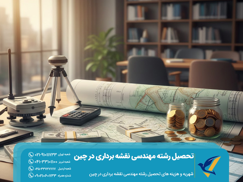 شهریه و هزینه‌ های تحصیل رشته مهندسی نقشه برداری در چین
