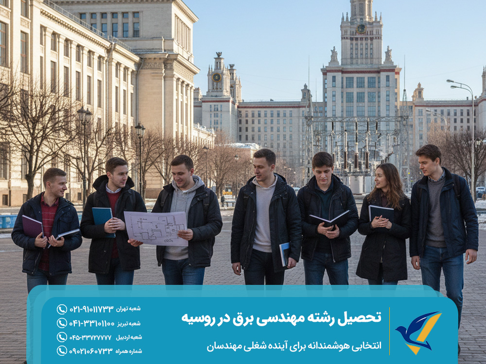 تحصیل رشته مهندسی برق در روسیه