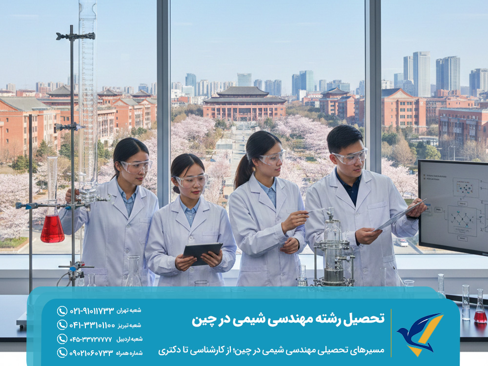 مسیرهای تحصیلی مهندسی شیمی در چین؛ از کارشناسی تا دکتری