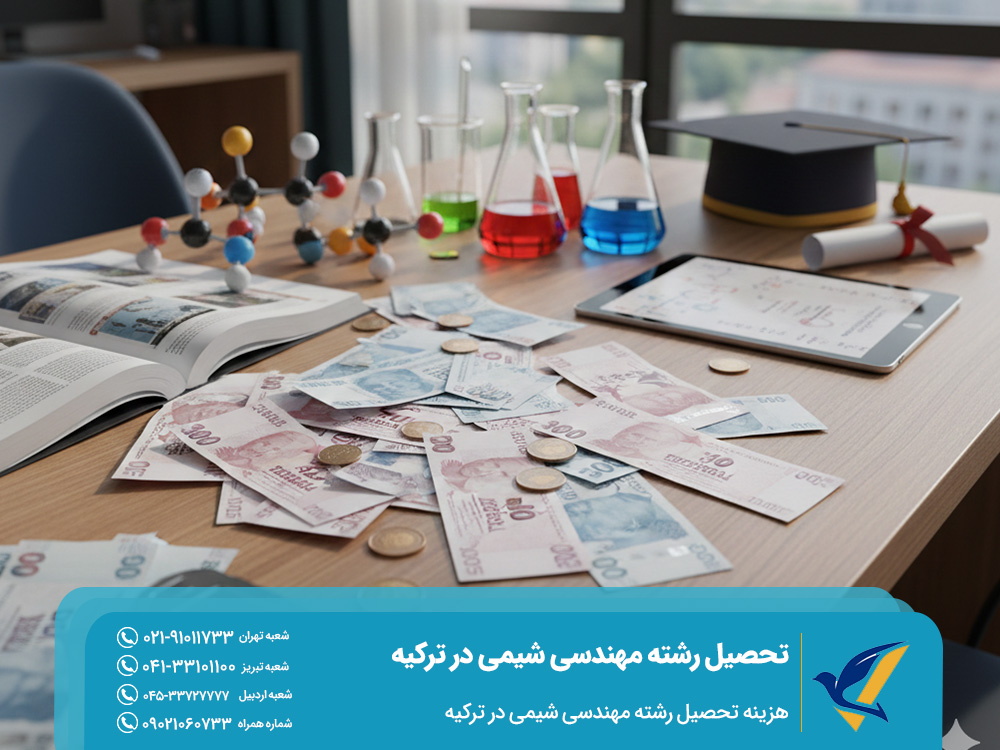 هزینه تحصیل رشته مهندسی شیمی در ترکیه