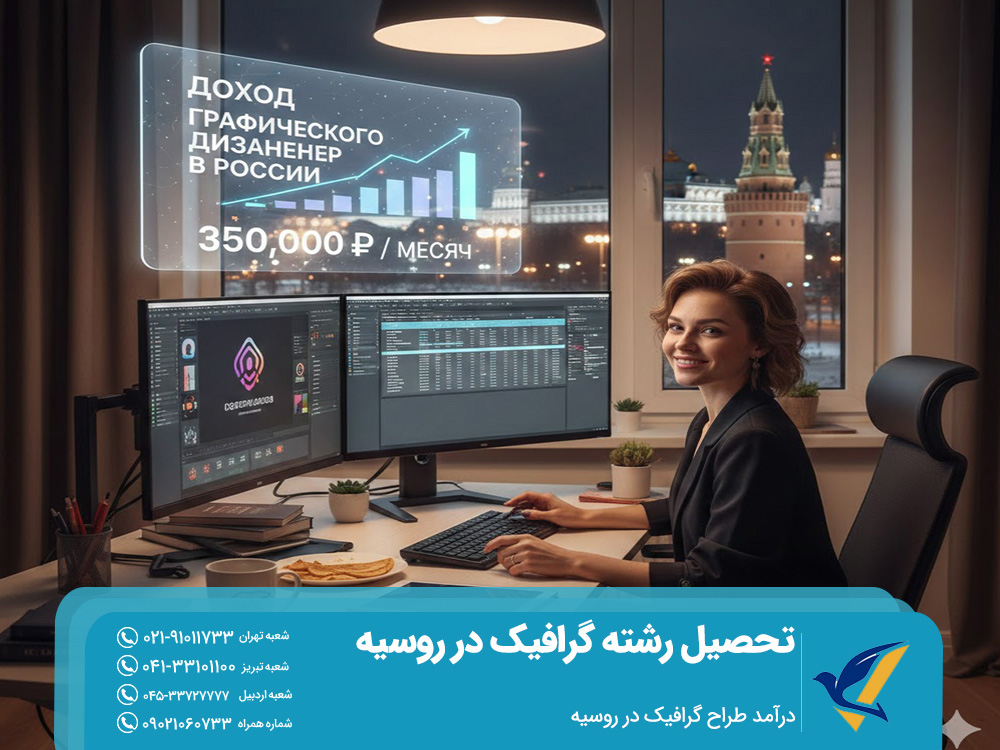 درآمد طراح گرافیک در روسیه