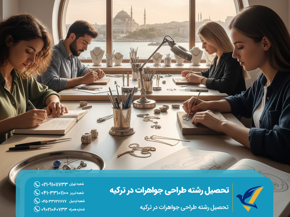 تحصیل رشته طراحی جواهرات در ترکیه