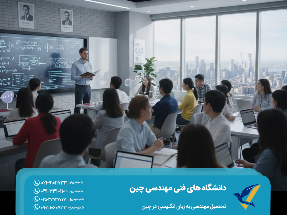 دانشگاه های فنی مهندسی چین برای تحصیل در 2026 4 تحصیل مهندسی به زبان انگلیسی در چین