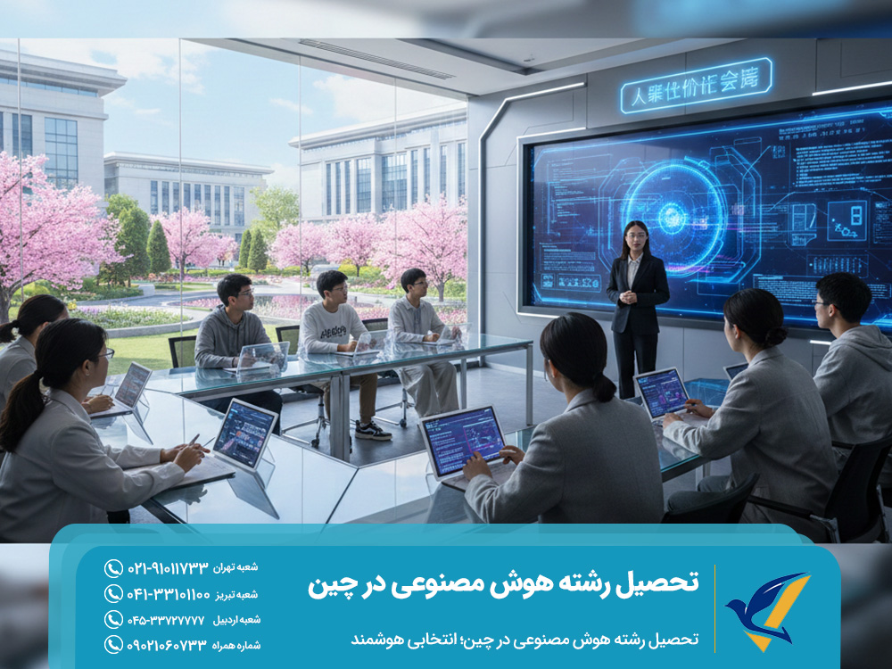 تحصیل رشته هوش مصنوعی در چین