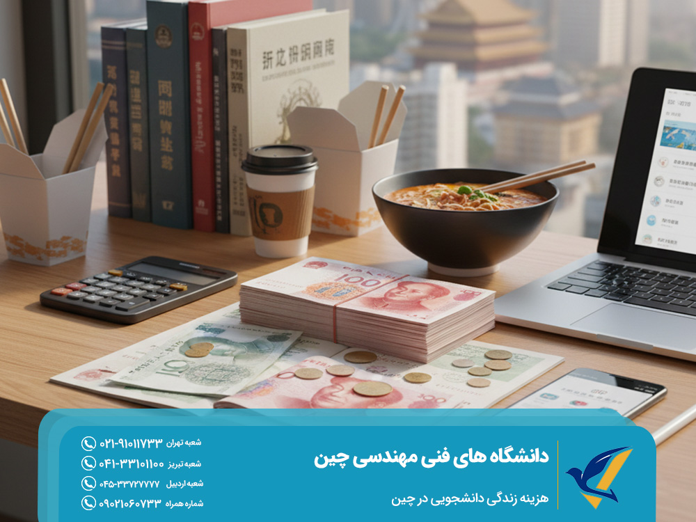 دانشگاه های فنی مهندسی چین برای تحصیل در 2026 5 هزینه زندگی دانشجویی در چین